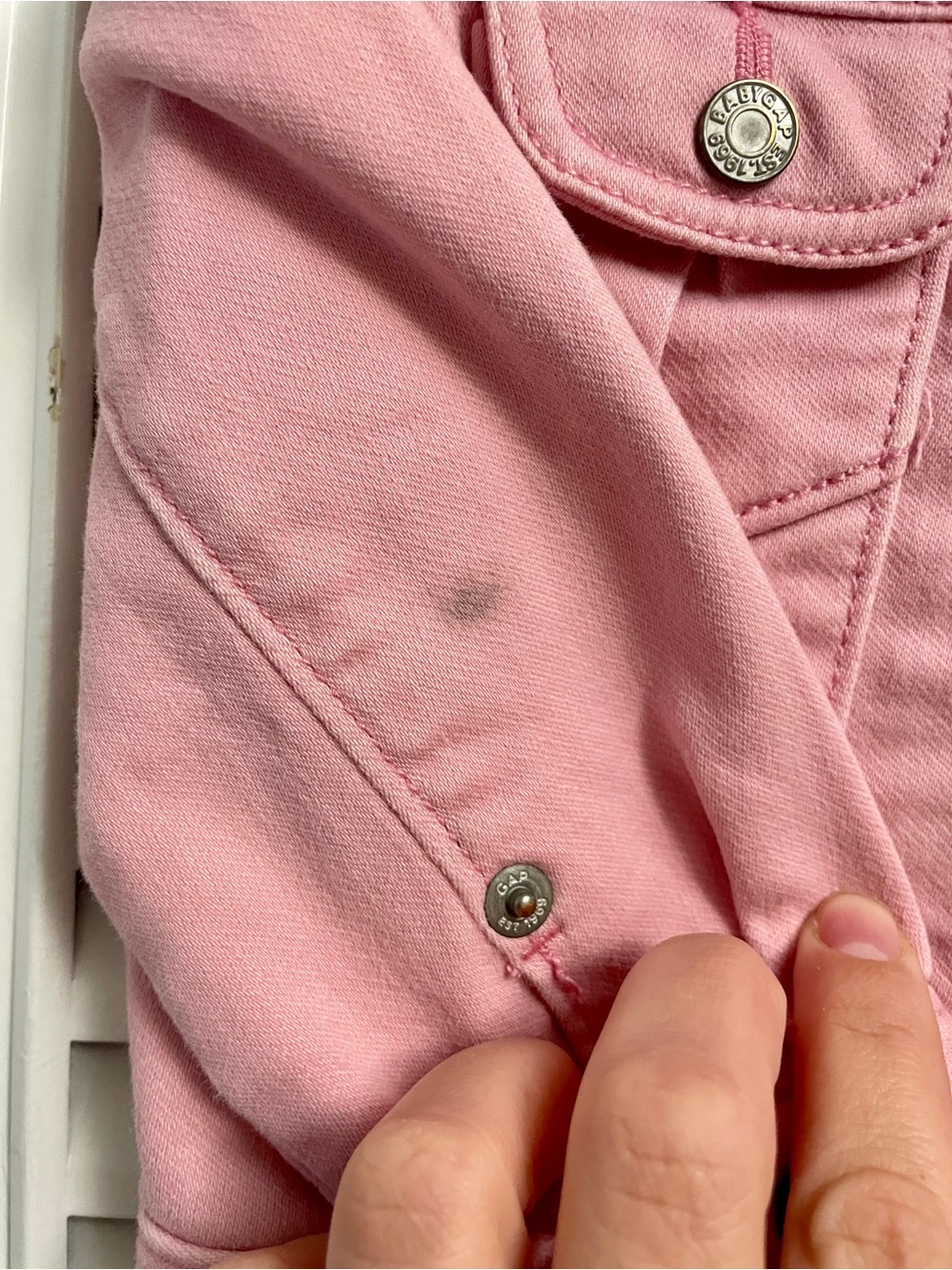 Baby Gap Pink Denim Jacket - Picture 5 of 7